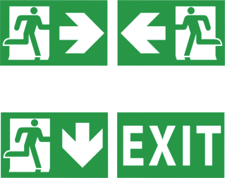 Disano Safety LED Noodverlichting pictogram foto 1