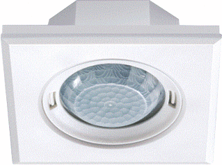 ESYLUX Flat Square LED Bewegingsschakelaar (compleet)