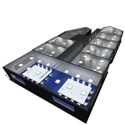 Ledpanelen of downlights als verlichting op kantoor